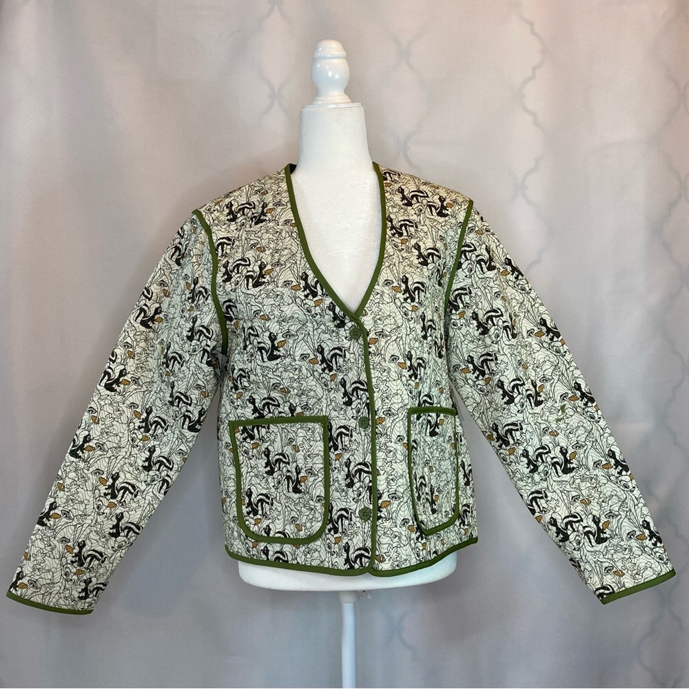 NWT Disney Parks Bambi Quilted Jacket Women Sizes L & XL